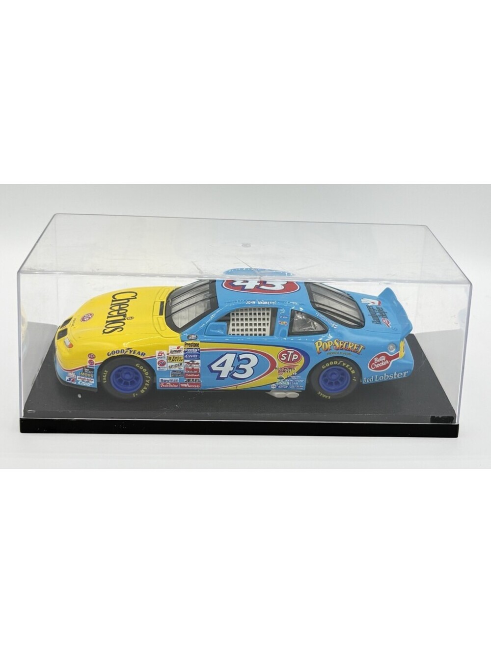 HOT WHEELS 2000 JOHN ANDRETTI #43 PONTIAC STP CHEERIOS NASCAR 1:24 Grey MESH